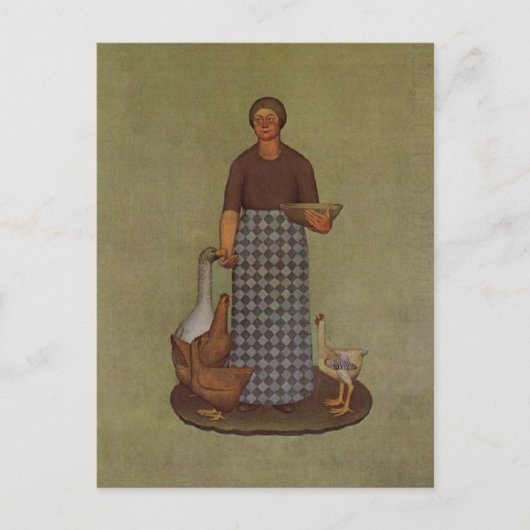 Iowas Produkt von Grant Wood Postkarte (Vorderseite)