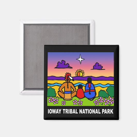 Ioway-Nationalpark Magnet (Vorderseite/Rückseite)