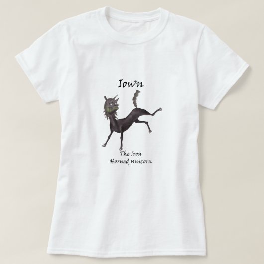 Iown das eiserne Einhorn-T-Shirt-Shirt T-Shirt (Design vorne)