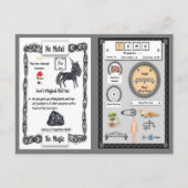 Iown - Eisenhorn Einhorn Spielkarte Postkarte (Vorderseite)