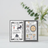 Iown - Eisenhorn Einhorn Spielkarte Postkarte (Stehend Vorderseite)