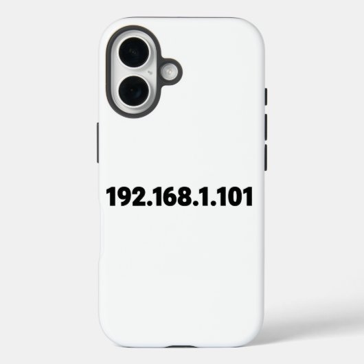 IP-Adresse Case-Mate iPhone Hülle (Rückseite)