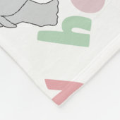 ip Angesagt Hooray Gray Hippo Zeichnend Süße Tier  Fleecedecke (Ecke)