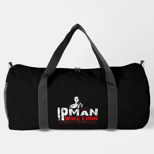 IP Man Wing Chun Kung Fu "No Retreat No Surrender" Duffle Bag (Rückseite)
