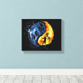 Ip Man Wing Chun (Yin Yang) Leinwanddruck (Insitu (Holzboden))