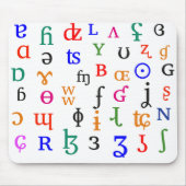 IPA Charaktere Mousepad (Vorne)