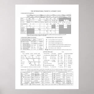IPA-Diagramm Poster