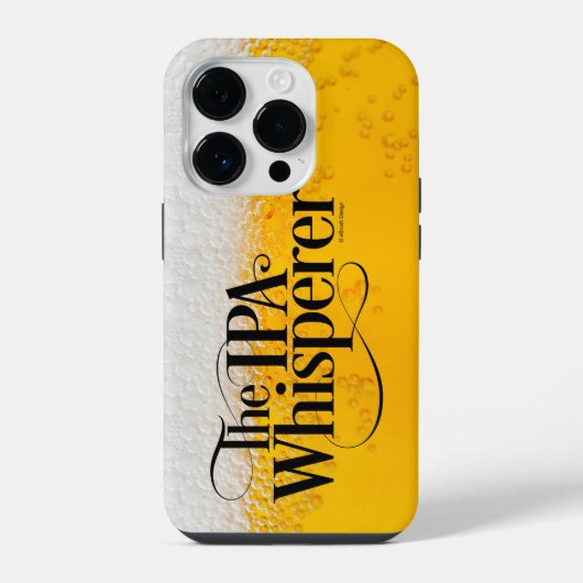 IPA-Flüsterer iPhone Hülle (Rückseite)