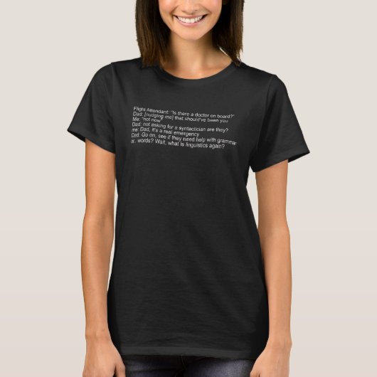 IPA Grammatik Papa Wörter Witze Schule T-Shirt (Vorderseite)