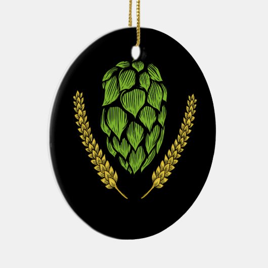 IPA-Logo für Bierhops Keramik Ornament (Rechts)