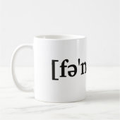 IPA-Phonetik Kaffeetasse (Links)