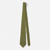 IPA tie - olive and white Krawatte (Vorderseite)
