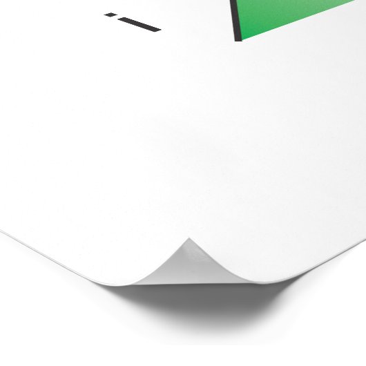 IPA-Vokaldiagramm Poster (Ecke)