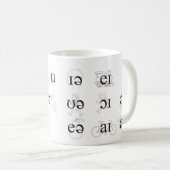 IPA-Vokale & Diphthonge Kaffeetasse (VorderseiteRechts)