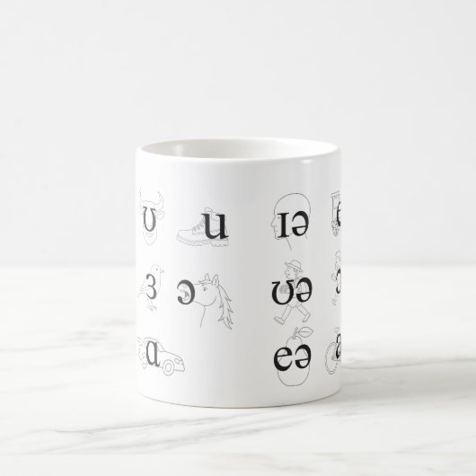 IPA-Vokale & Diphthonge Kaffeetasse (Mittel)