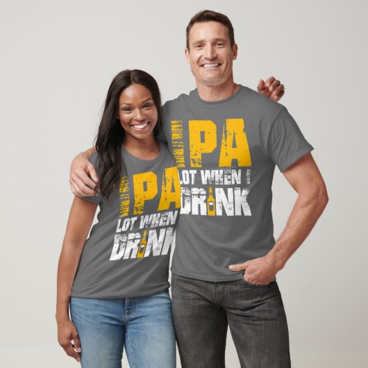 IPA Wenn ich Design trinke - Funny Beer Lover Craf T-Shirt (Unisex)
