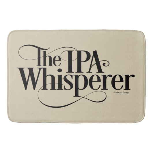 IPA Whisperer Bath Mat Badematte (Vorderseite)