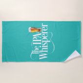 IPA Whisperer Beach Handtuch (Vorderseite)