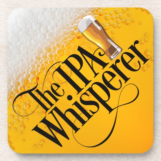 IPA Whisperer Beverage Coaster Getränkeuntersetzer (Vorderseite)