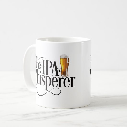 IPA Whisperer Coffee Tasse (Vorderseite Links)