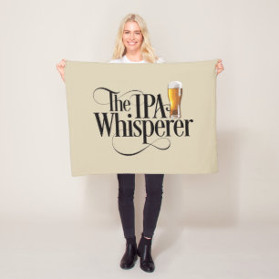 IPA Whisperer Fleece Blanket