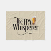 IPA Whisperer Fleece Blanket (Vorderseite (Horizontal))