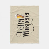 IPA Whisperer Fleece Blanket (Vorderseite)