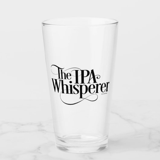 IPA Whisperer Glas (Vorderseite)