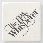 IPA Whisperer Steinuntersetzer (Vorderseite)