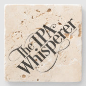 IPA Whisperer Steinuntersetzer (Vorderseite)