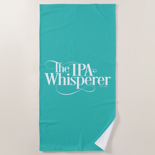 IPA Whisperer Strandtuch (Vorderseite)