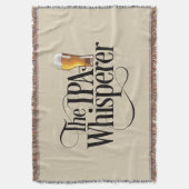 IPA Whisperer Throw Blanket Decke (Vorderseite Vertikal)