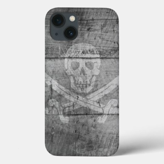 iPad Air, selten dort - Skull Black Case-Mate iPhone Hülle (Rückseite)