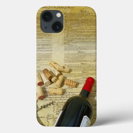 iPad Air Wein & Verfassung Case! Case-Mate iPhone Hülle (Rückseite)