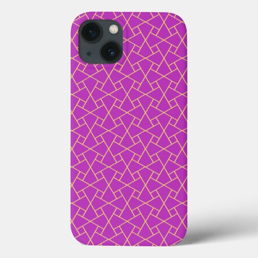 iPad Case-Mate-Fall für lila-islamisches Design un Case-Mate iPhone Hülle (Rückseite)