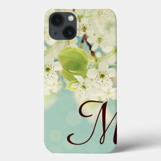IPAD-Fall der Blume White Cherry Blossom Case-Mate iPhone Hülle (Rückseite)