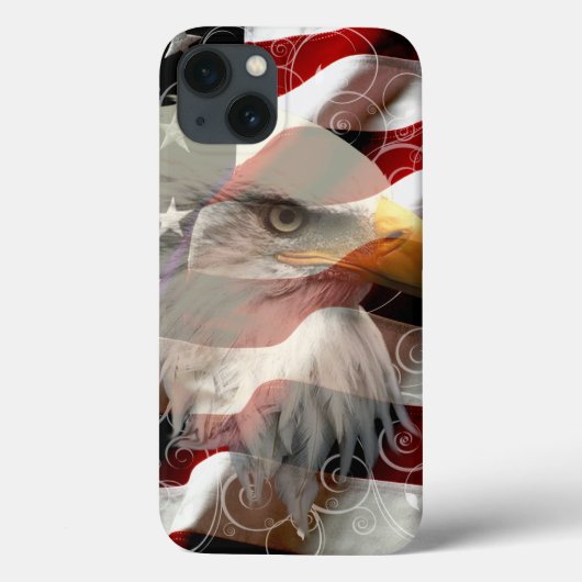 iPad-Fall für den amerikanischen Adler Case-Mate iPhone Hülle (Rückseite)