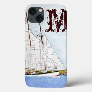 IPAD-Fall für Segelschiff-Seefahrzeug-Monogramm Case-Mate iPhone Hülle