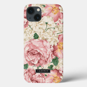 iPad-Fall für Vintage Peonies und Hydrangeas Case-Mate iPhone Hülle