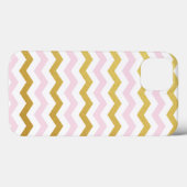 iPad-Fall für Zickzack Gold und Rosa Muster Case-Mate iPhone Hülle (Rückseite (Horizontal))
