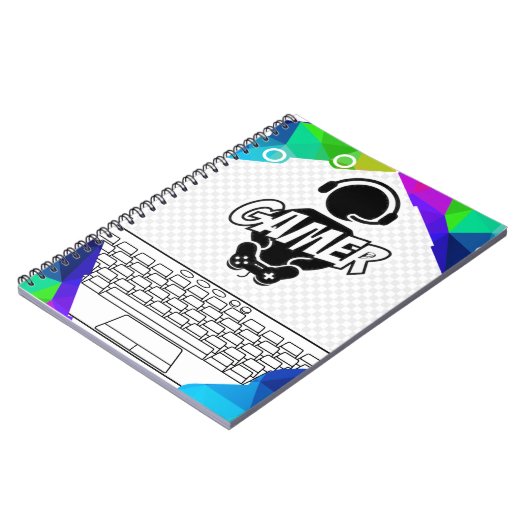 IPAD-FALL "Gamer" Notizblock (Linke Seite)