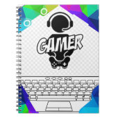 IPAD-FALL "Gamer" Notizblock (Vorderseite)