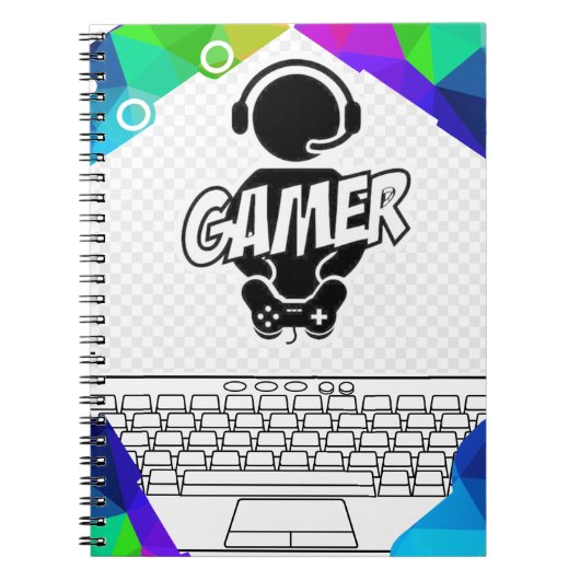 IPAD-FALL "Gamer" Notizblock (Vorderseite)