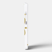 IPAD-Fall Gold Confetti Monogram Case-Mate iPhone Hülle (Rückseite / Links)