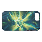 iPad Gehäuse Fraktal Blume Blue Palette Case-Mate iPhone Hülle (Rückseite (Horizontal))