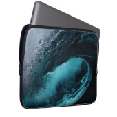 iPad-Hülle mit Ozeanwellen-Design Laptopschutzhülle (Vorne Rechts)