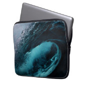 iPad-Hülle mit Ozeanwellen-Design Laptopschutzhülle (Vorderseite Links)