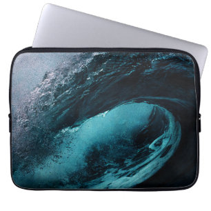 iPad-Hülle mit Ozeanwellen-Design Laptopschutzhülle