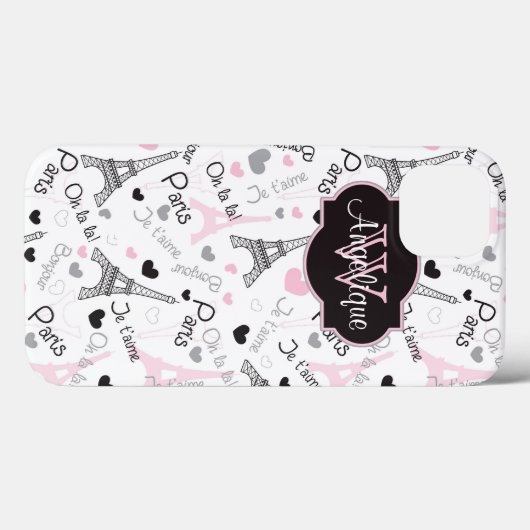 iPad Hülle | Paris | Eiffelturm | Herz (Rückseite (Horizontal))