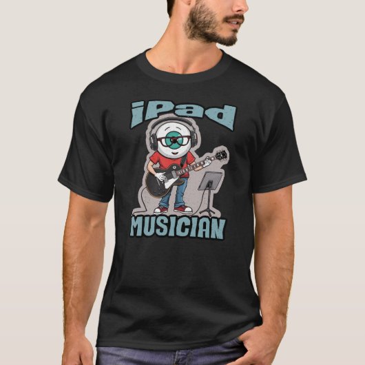 iPad-Musiker T-Shirt (Vorderseite)